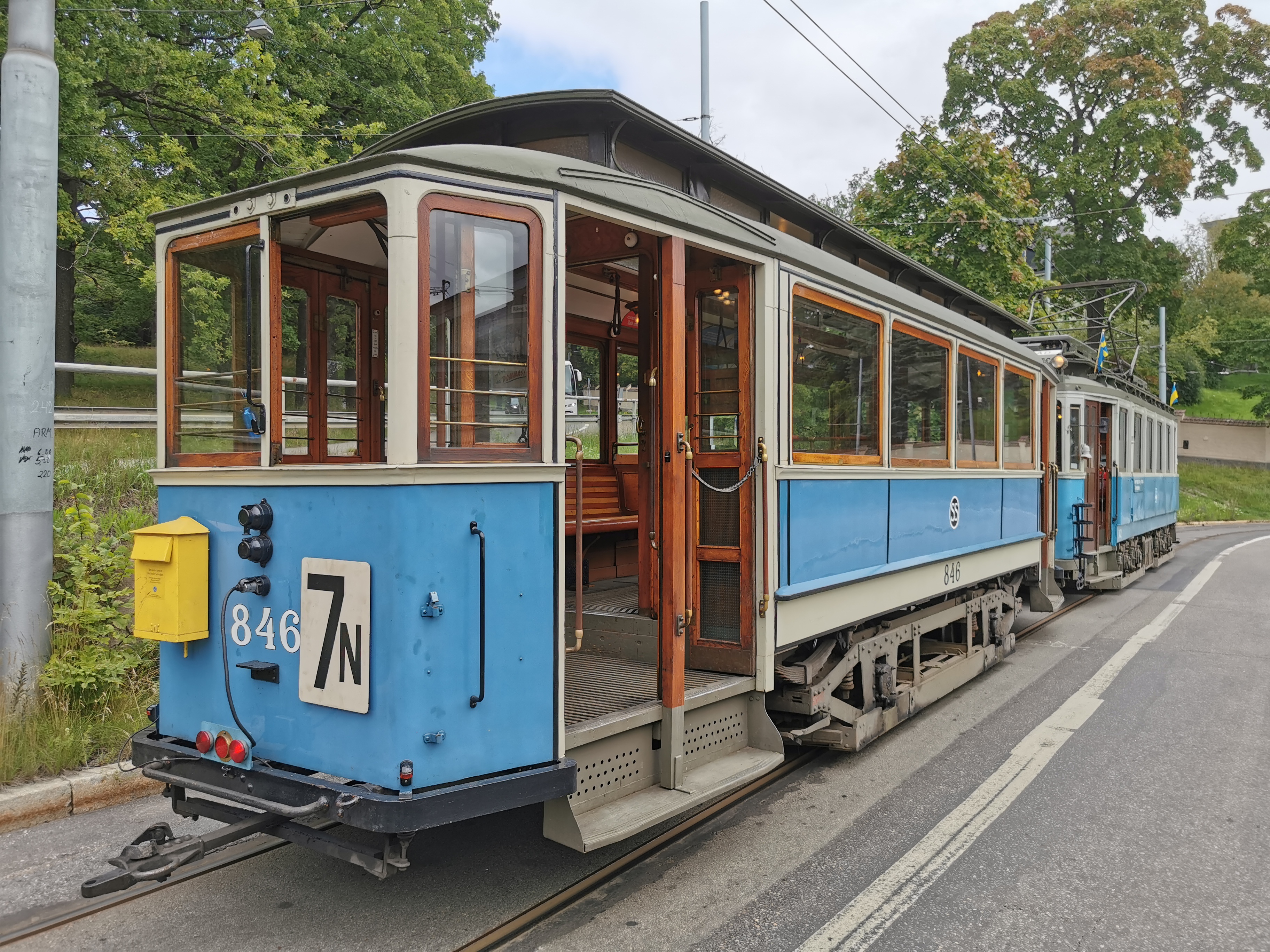 Djurgården, Spårväg City, SL, Gröna Lund, Skansen, Djurgårdslinjen, Spårvagn, Veteranspårvagn, Svenska Spårvägssällskapet