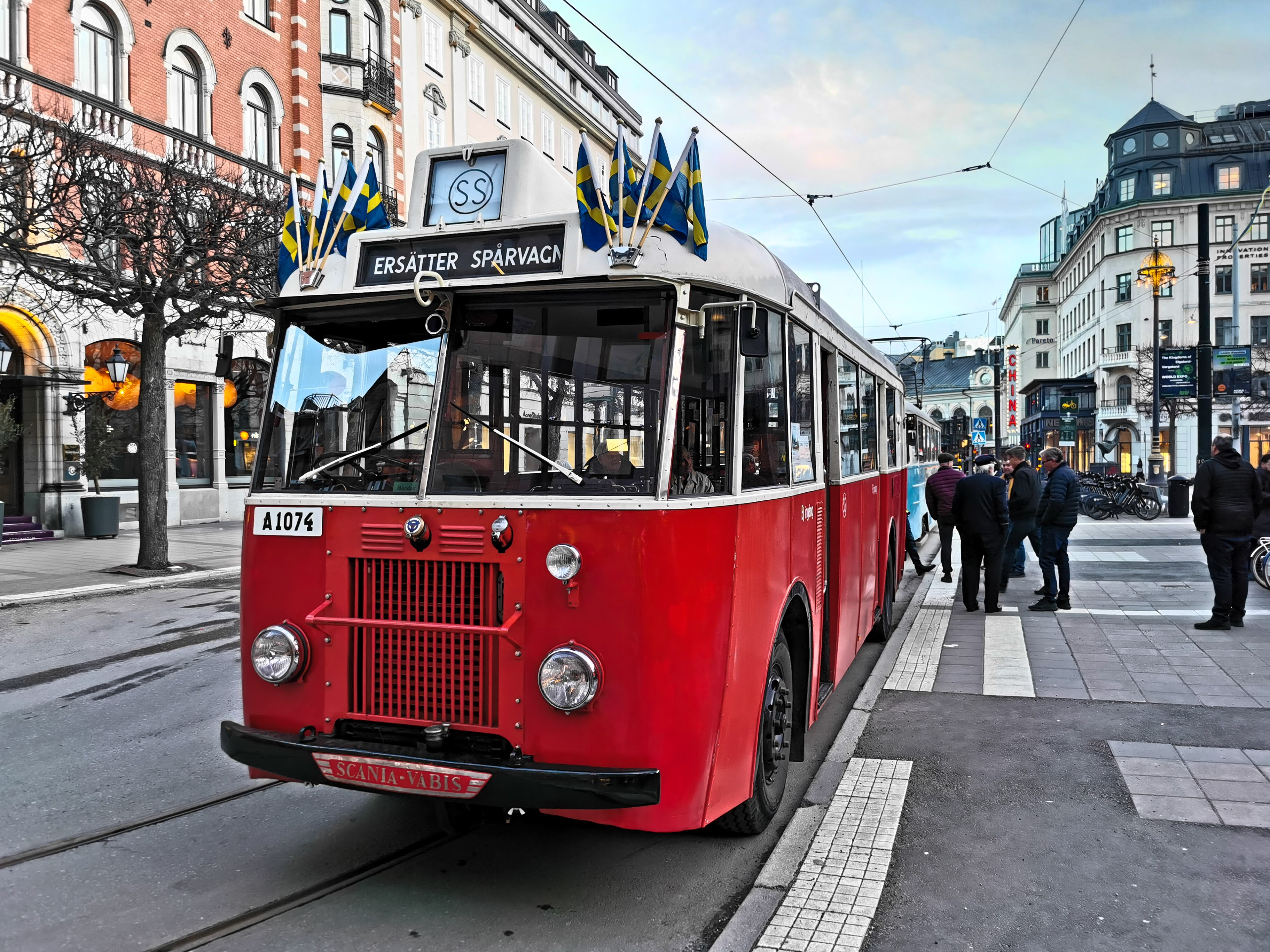 Djurgården, Spårväg City, SL, Gröna Lund, Skansen, Djurgårdslinjen, buss, Veteranbuss, Svenska Spårvägssällskapet