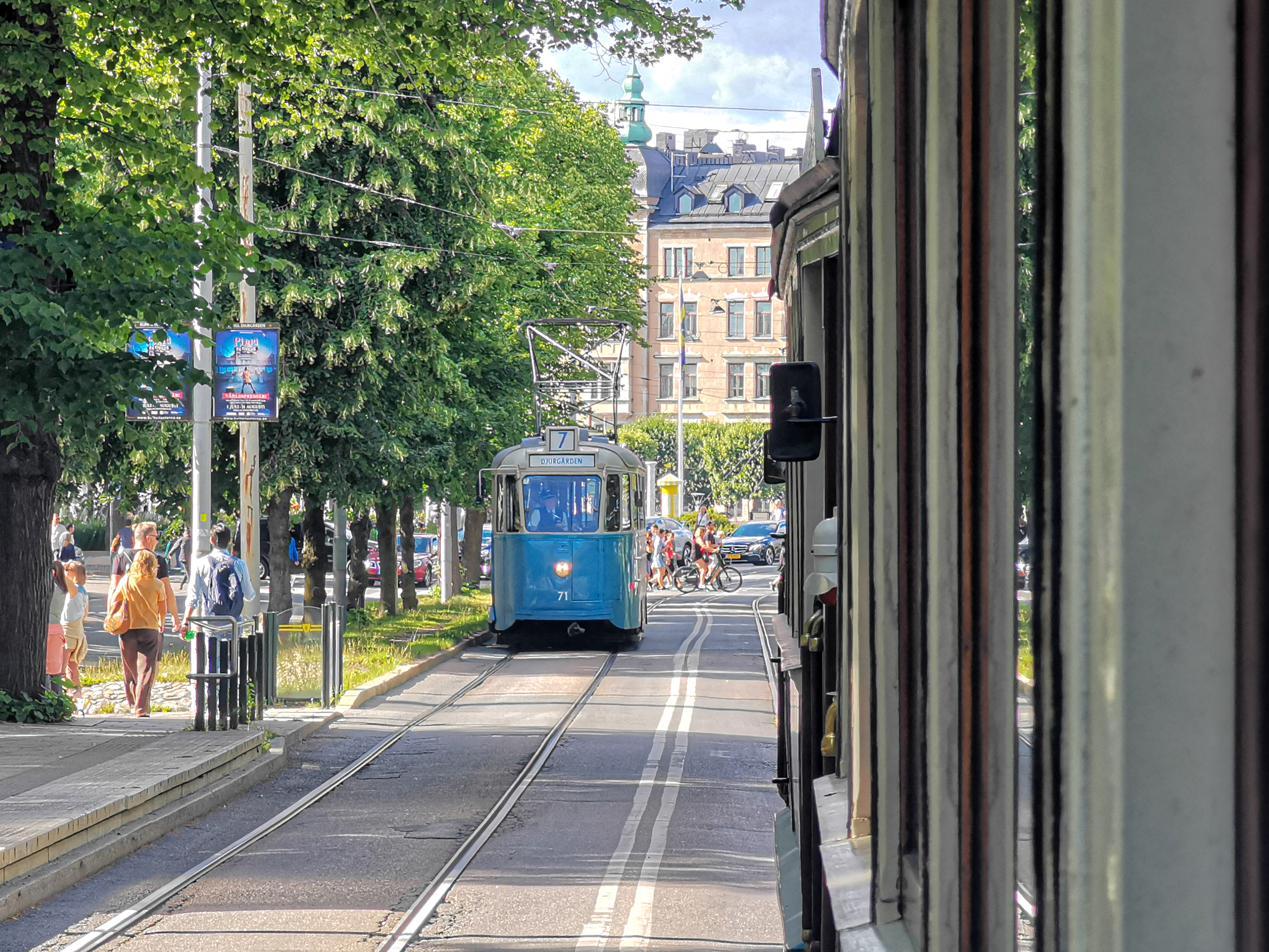 Djurgården, Spårväg City, SL, Gröna Lund, Skansen, Djurgårdslinjen, Spårvagn, Veteranspårvagn, Svenska Spårvägssällskapet