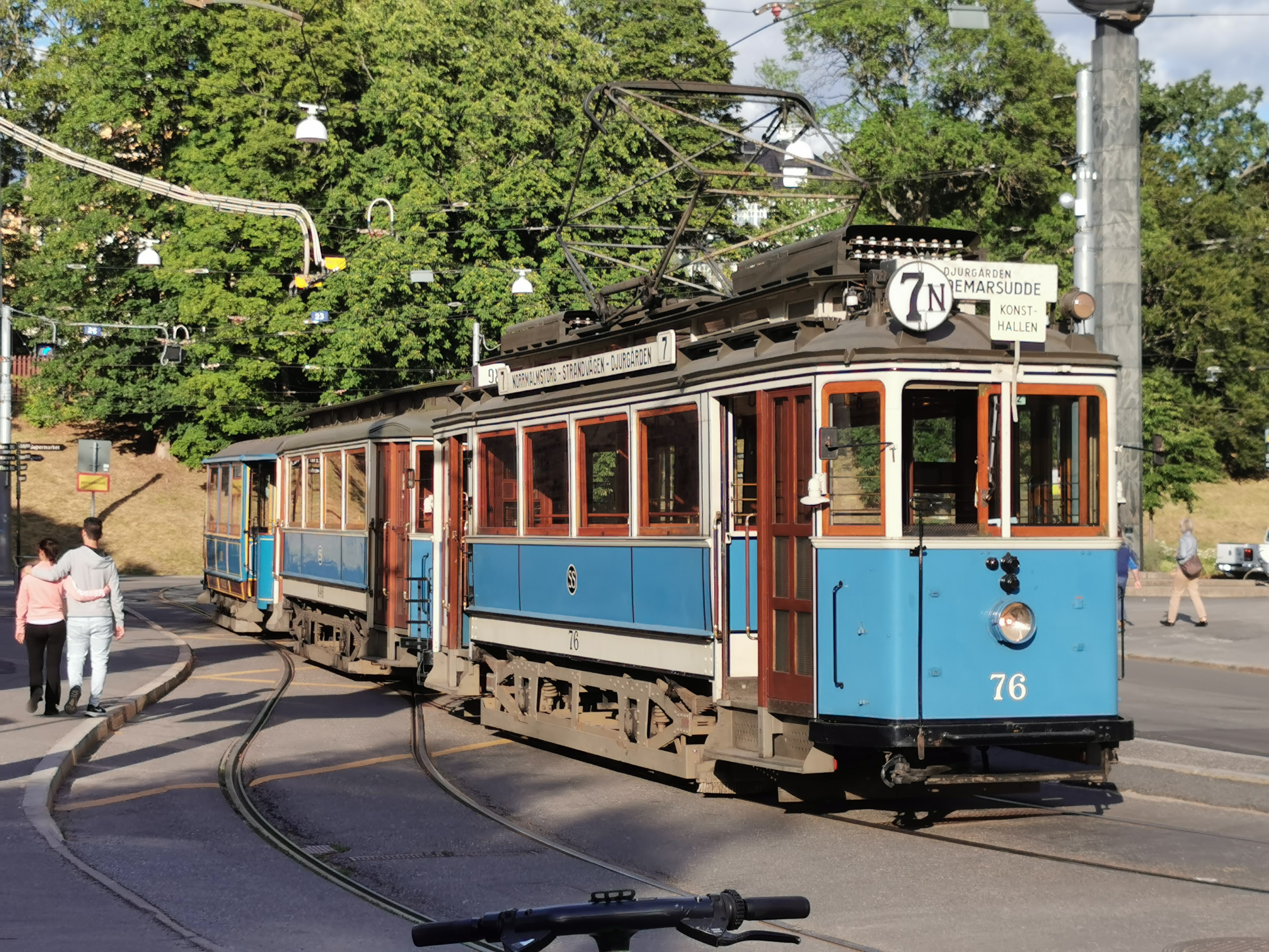 Djurgården, Spårväg City, SL, Gröna Lund, Skansen, Djurgårdslinjen, Spårvagn, Veteranspårvagn, Svenska Spårvägssällskapet