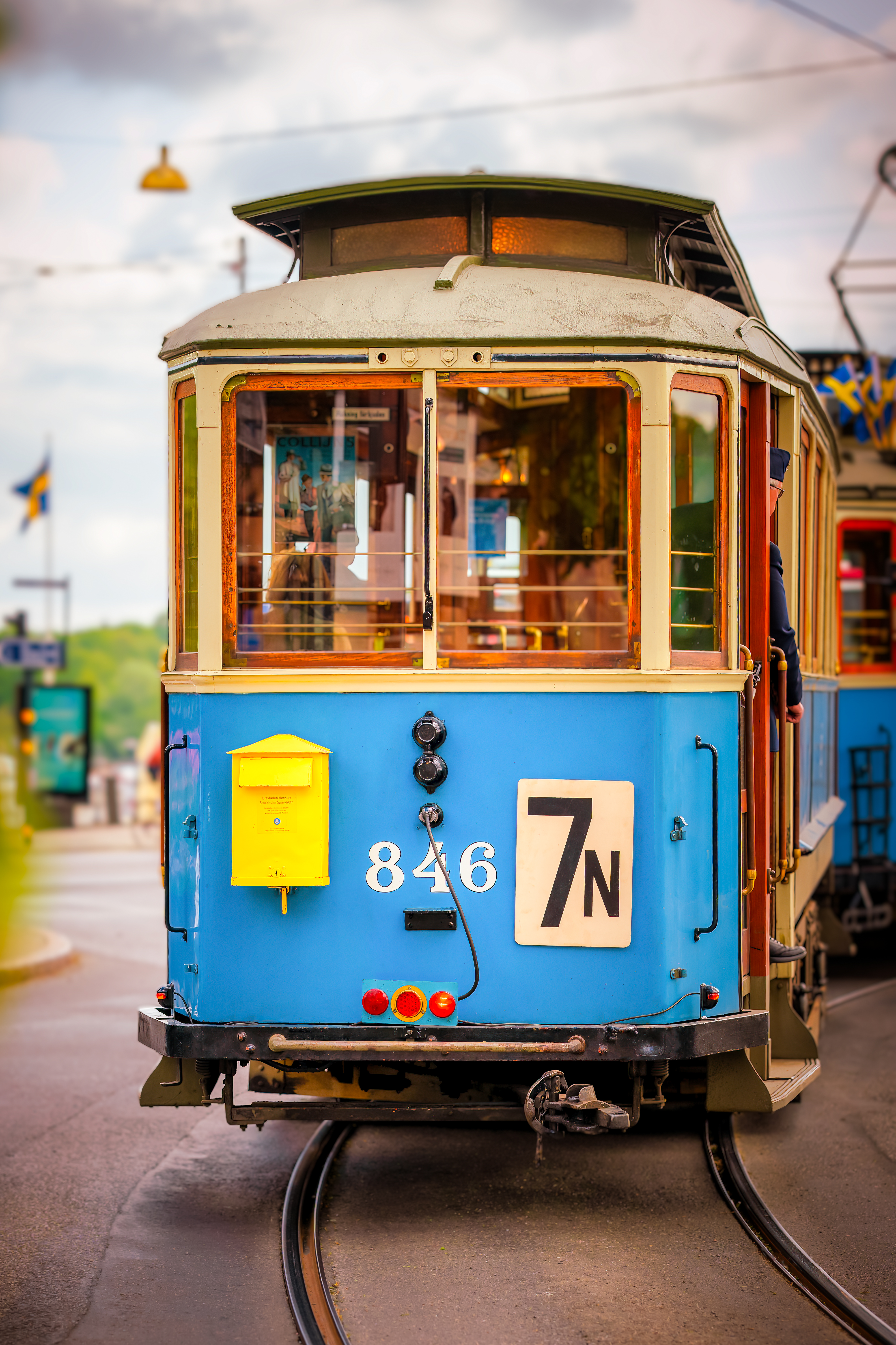 Djurgården, Spårväg City, SL, Gröna Lund, Skansen, Djurgårdslinjen, Spårvagn, Veteranspårvagn, Svenska Spårvägssällskapet