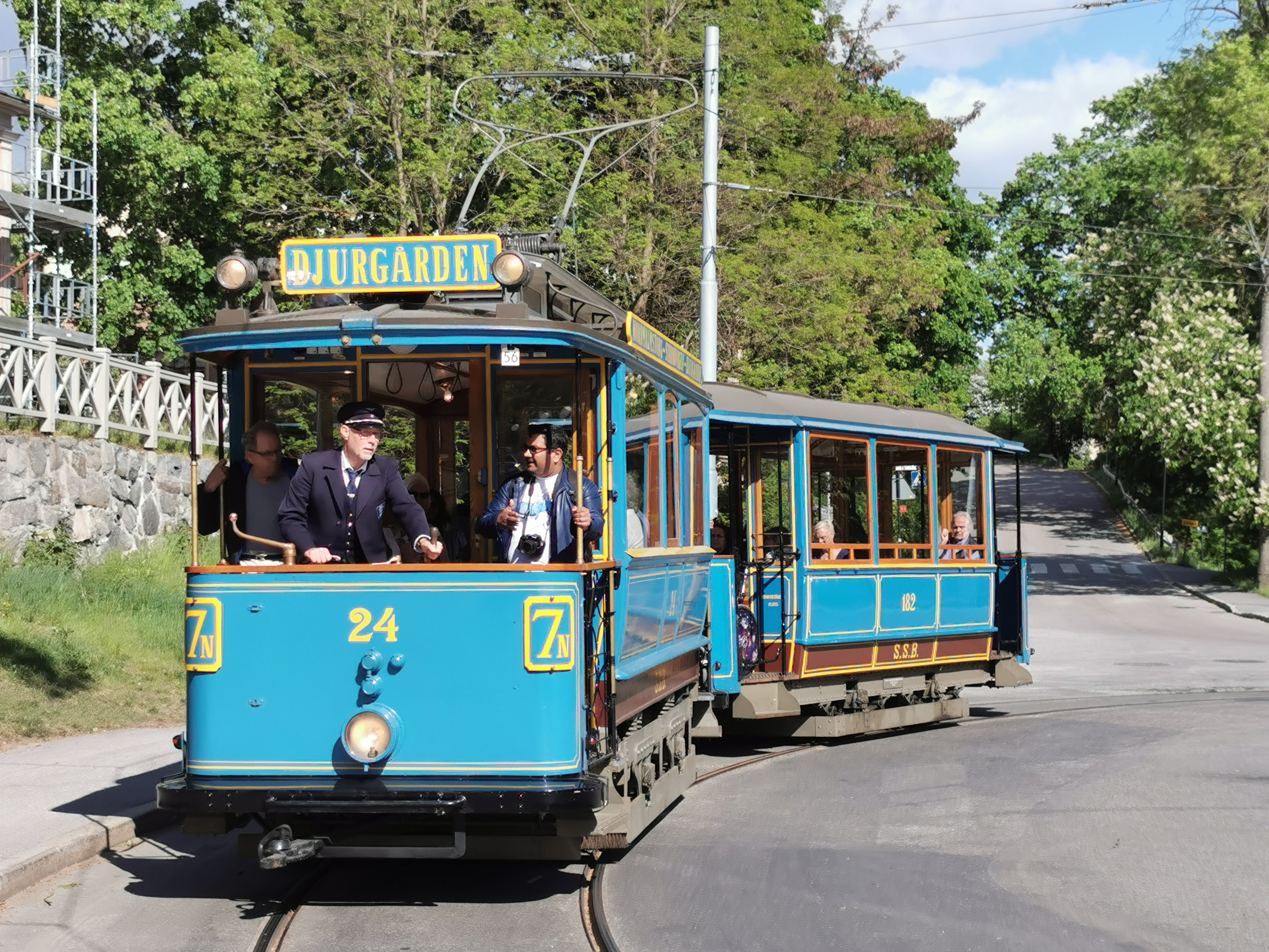 Djurgården, Spårväg City, SL, Gröna Lund, Skansen, Djurgårdslinjen, Spårvagn, Veteranspårvagn, Svenska Spårvägssällskapet