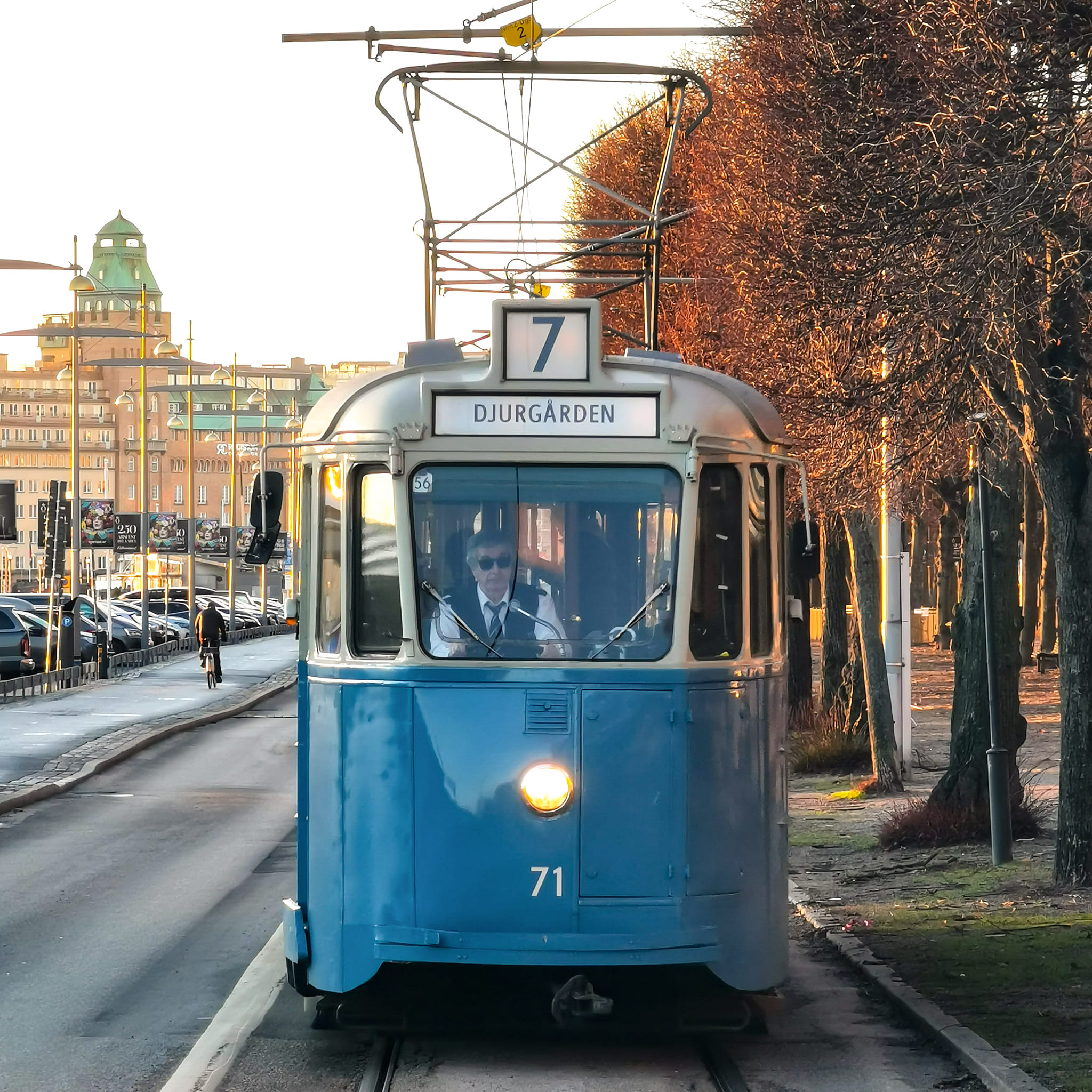 Djurgården, Spårväg City, SL, Gröna Lund, Skansen, Djurgårdslinjen, Spårvagn, Veteranspårvagn, Svenska Spårvägssällskapet